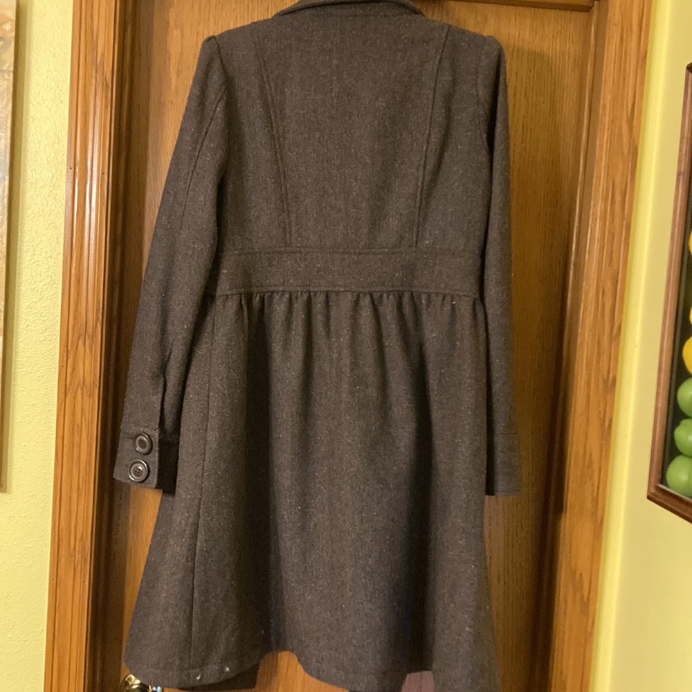✅Nick and Mo brown flared pea coat - Picture 5 of 6